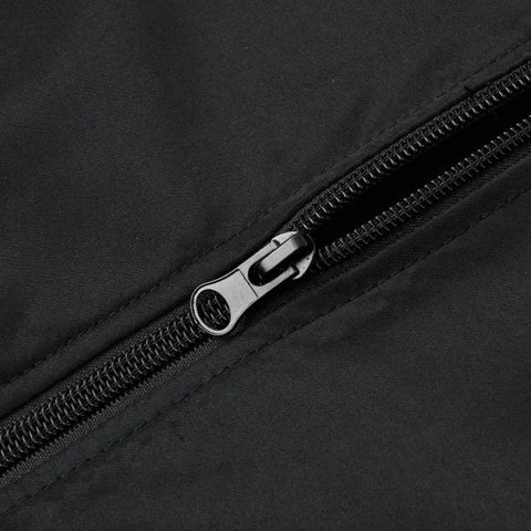 Men's Spring and Autumn Baseball Collar Jacket – Loose Fit Solid Color Casual Coat - Himpall
