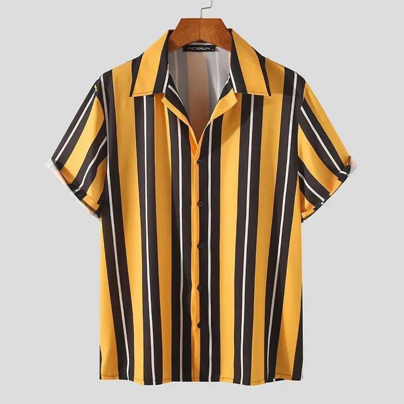 Men’s summer streetwear - Yellow / 2XL