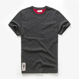 Men’s Premium 100% Cotton Solid Color Tee - Classic High-Quality Basic T-Shirt - Essential O-Neck Casual Top