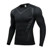 Men’s Quick-Dry Performance Running Tee - Pro-Training Compression Gym Top - Breathable Athletic Fitness Jersey