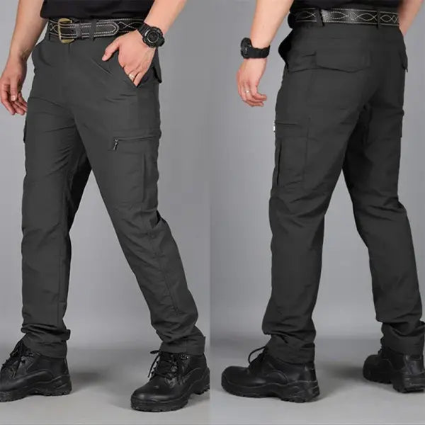 Men’s Tactical Cargo Pants Lightweight Waterproof Hiking Trousers