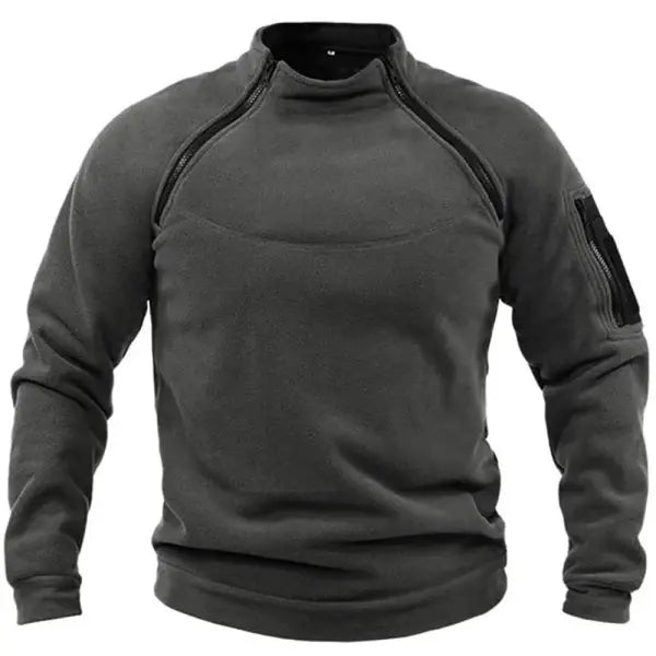 Tactical Hoodies Military Pullover Polyester Outdoor Hiking Comfort - 4XL / Dark Grey
