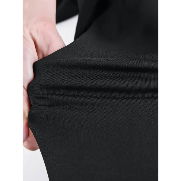 Men’s warm compression leggings sports training pants dry running leggings