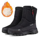 Men’s Winter Waterproof Insulated Shell Warm Inner Comfortable Outdoor Snow Boots - 2002 / 40