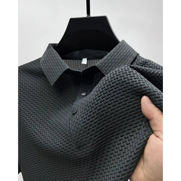 Mesh Ice Silk Short Sleeve T-shirt in All Sizes for Summer Comfort - Gray / L / 1pcs - None