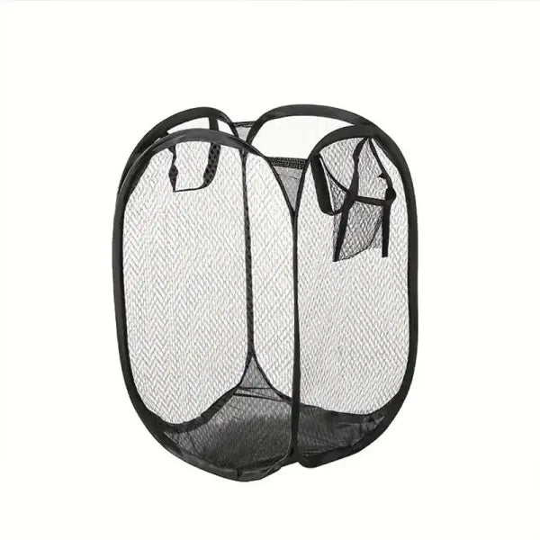 Mesh Pop-up Laundry Basket Laundry Basket Foldable Dirty Clothes Storage Basket Large Capacity Storage Basket
