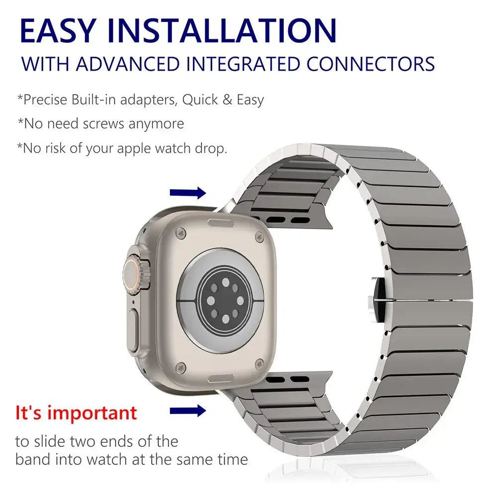 Stainless Steel Apple Watch Ultra Metal Band Business Style