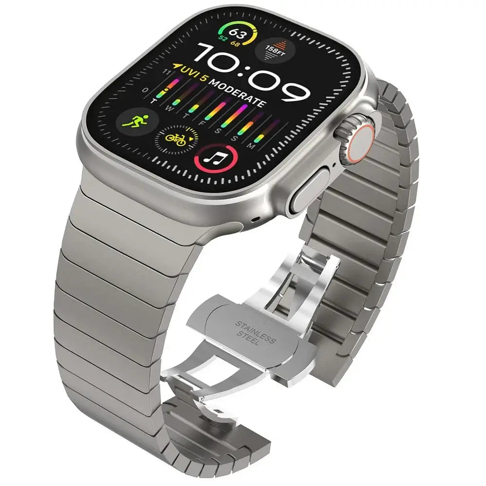 Stainless Steel Apple Watch Ultra Metal Band Business Style
