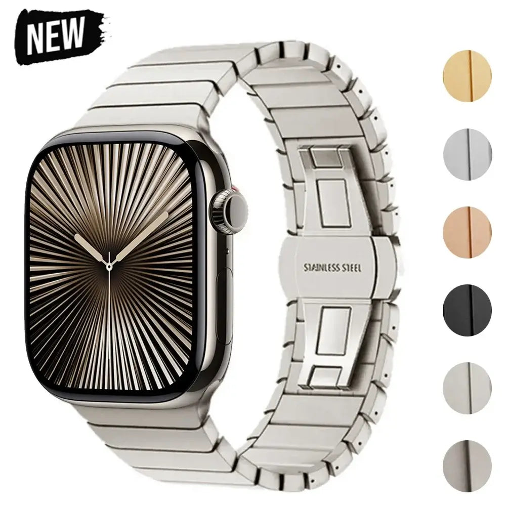 Stainless Steel Apple Watch Ultra Metal Band Business Style