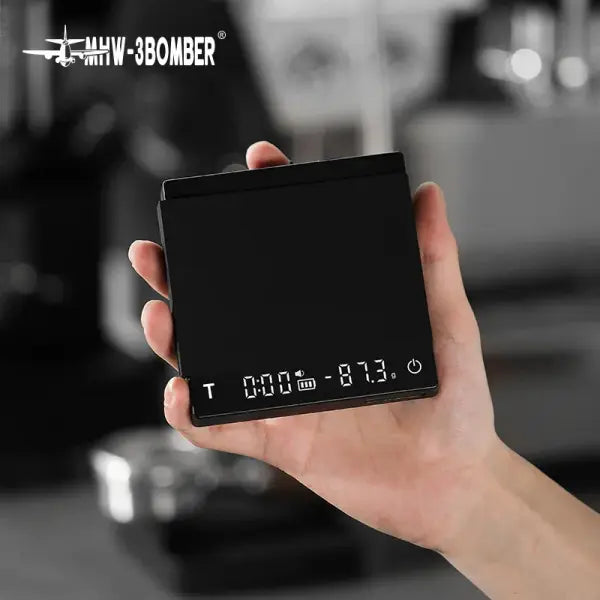 MHW-3BOMBER Digital Kitchen Coffee Scale High Precision Cyclic Rechargeable Espresso Electronic Scale Home Barista