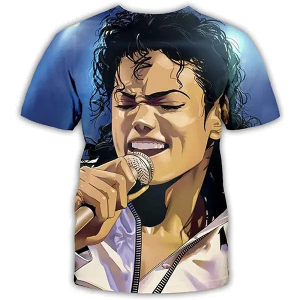 Michael Jackson Harajuku Streetwear Cotton Tee Retro Hip Hop Style - 11 / 150