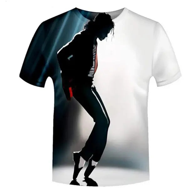 Michael Jackson Harajuku Streetwear Cotton Tee Retro Hip Hop Style - 12 / XXS