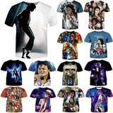 Michael Jackson Harajuku Streetwear Cotton Tee Retro Hip Hop Style