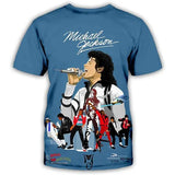 Michael Jackson Harajuku Streetwear Cotton Tee Retro Hip Hop Style - 4 / 150