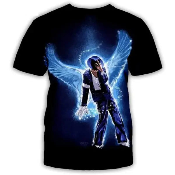 Michael Jackson Harajuku Streetwear Cotton Tee Retro Hip Hop Style - 7 / S