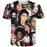 Michael Jackson Harajuku Streetwear Cotton Tee Retro Hip Hop Style - 8 / XXS