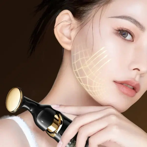 Microcurrent Facial Massager – Lift & Firm Skin Reduce Wrinkles Face Neck & Eye Rejuvenation