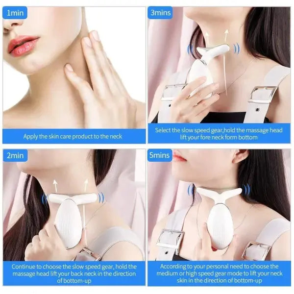 Microcurrent Facial Massager – Lift & Firm Skin Reduce Wrinkles Face Neck & Eye Rejuvenation
