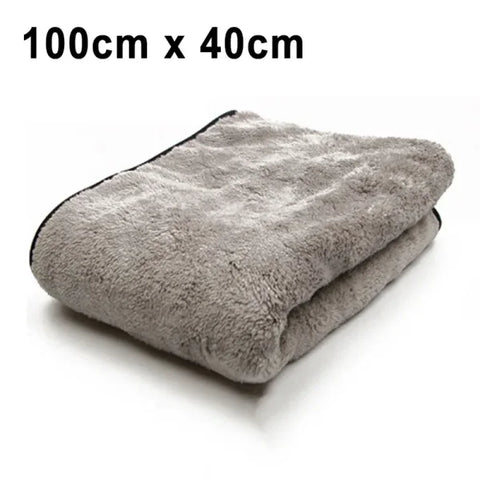 Microfiber Auto Wash Towel - Super Absorbent Car Cleaning - 100 X 40CM