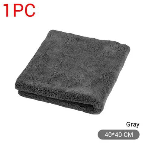 Microfiber Auto Wash Towel - Super Absorbent Car Cleaning - 40x40cm