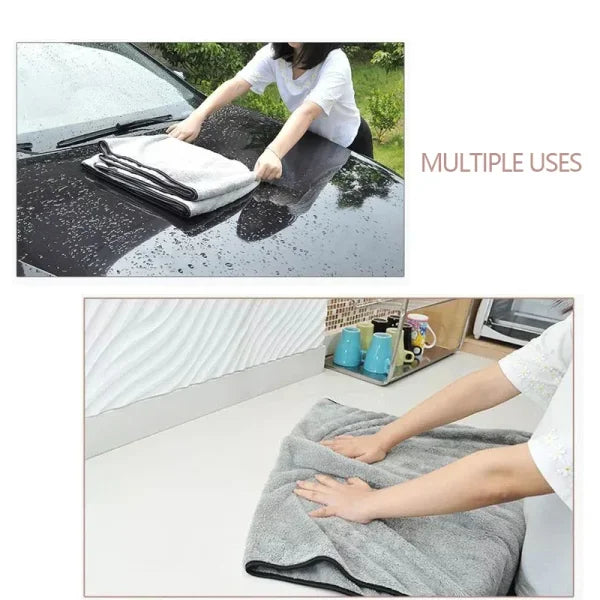 Microfiber Auto Wash Towel - Super Absorbent Car Cleaning