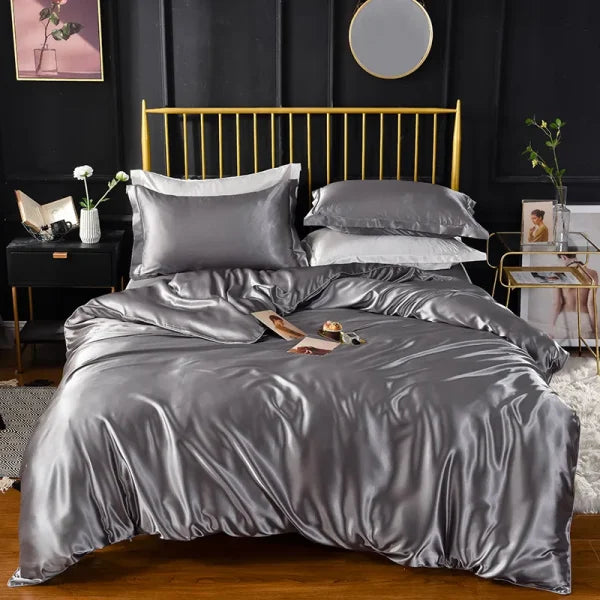 NoEnName Null Microfiber Duvet Cover and Pillowcase Set for Women