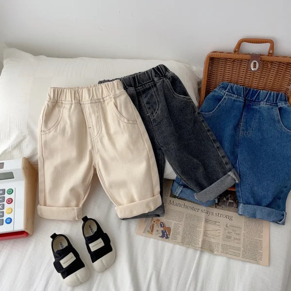 MILANCEL Baby Jeans – Soft Kids Denim Pants for Boys & Girls