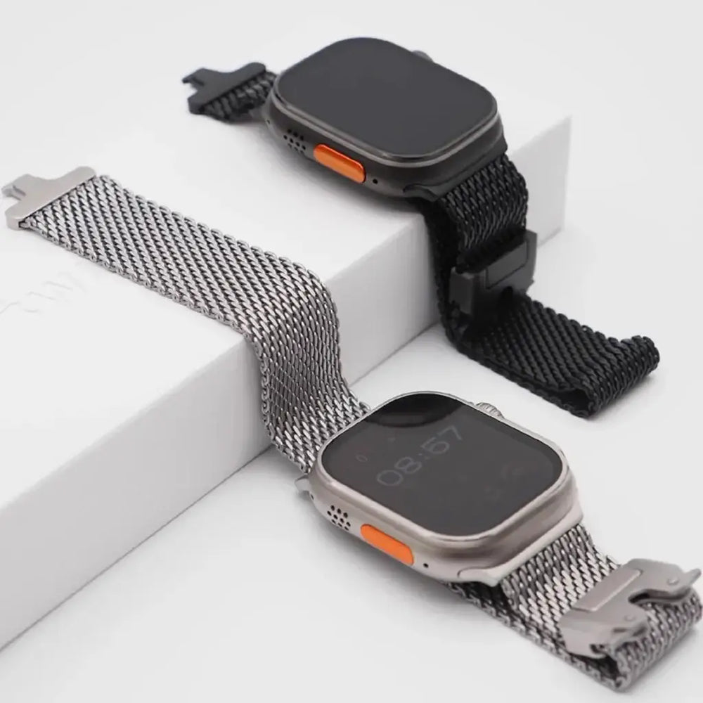 Milanese Loop Replacement Band Stainless Steel Elegant Apple Watch Upgrade