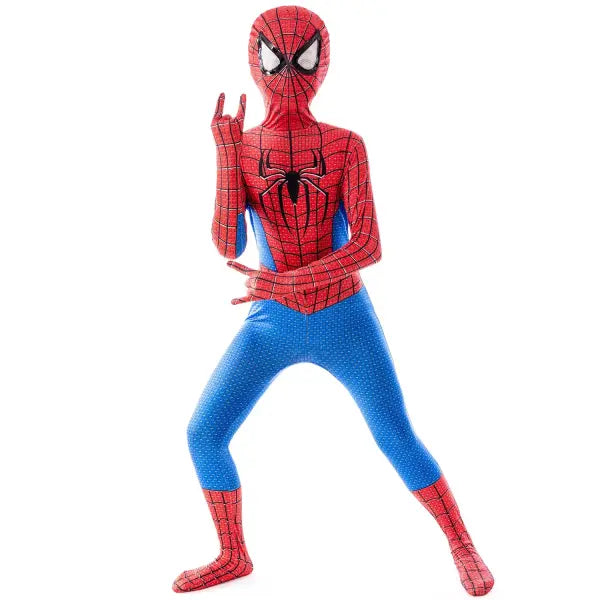 Miles Morales Superhero Costume Kids Zentai Bodysuit Halloween - 02 / 180cm