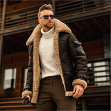 Military Fleece Winter Jacket Fur Collar – Tactical Warmth Style - Brown 2 / 2XL - None