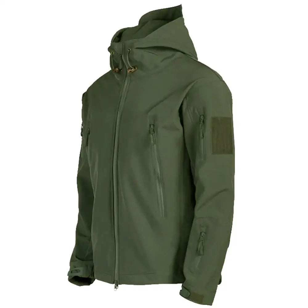 Military Shark Skin Soft Shell Jackets Men Tactical Windproof Waterproof jacket men Army Combat Jackets Mens Hooded