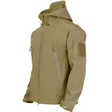 Military Shark Skin Soft Shell Jackets Men Tactical Windproof Waterproof jacket men Army Combat Jackets Mens Hooded