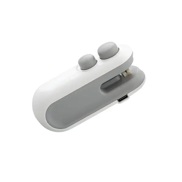 Rechargeable Mini Bag Sealer and Portable Heat Sealer for Food Bags - 1PC White