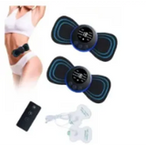 Mini Cervical Spine Patch Remote Control and Portable Massager with Patches for Full Body Massage with Multi-mode