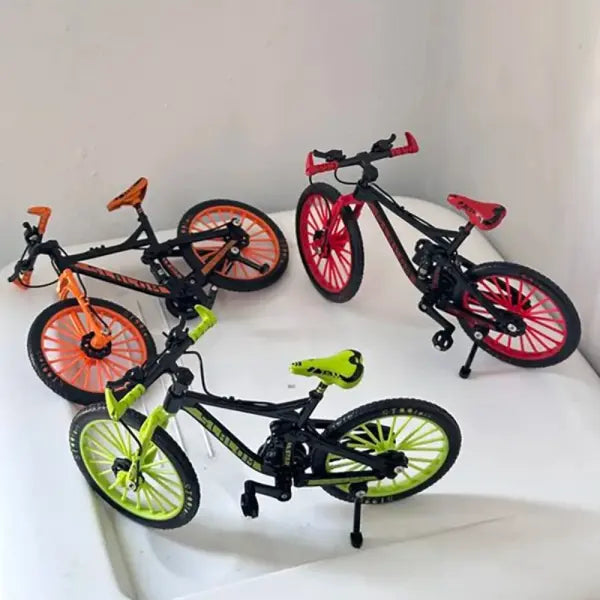 Mini Finger Mountain Bike: Diecast Alloy Simulation Model & Racing Toy for Boys