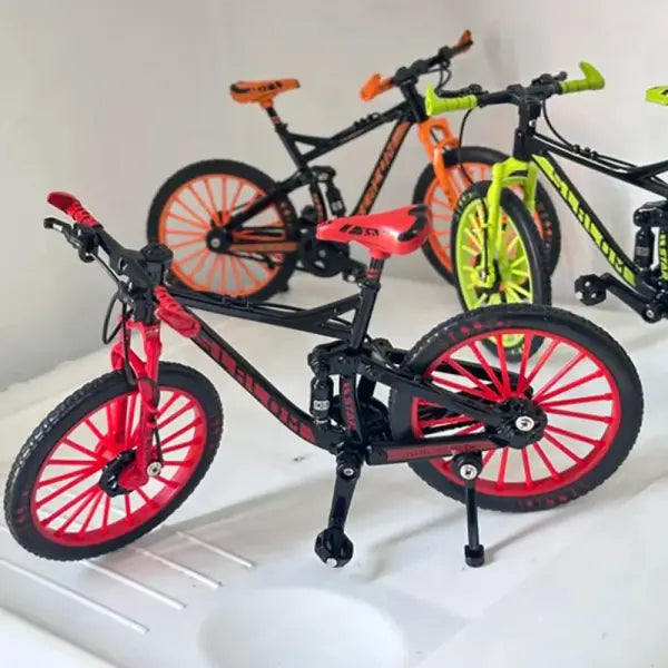 Mini Finger Mountain Bike: Diecast Alloy Simulation Model & Racing Toy for Boys