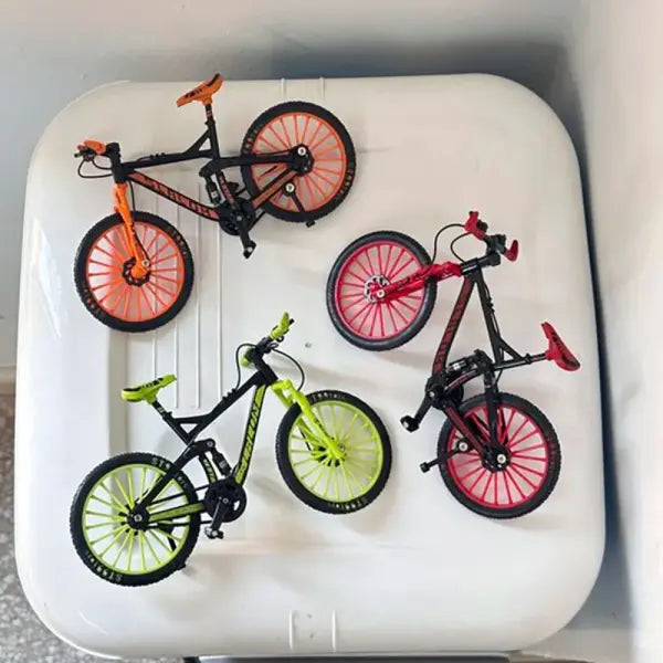 Mini Finger Mountain Bike: Diecast Alloy Simulation Model & Racing Toy for Boys