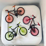 Mini Finger Mountain Bike: Diecast Alloy Simulation Model & Racing Toy for Boys