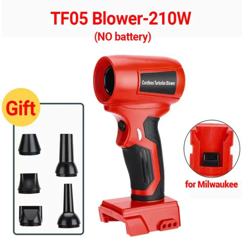 Mini Jet Blower – Portable Turbo Fan for 18V/20V Li-ion Batteries - Himpall