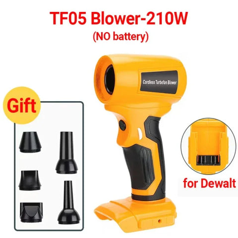 Mini Jet Blower – Portable Turbo Fan for 18V/20V Li-ion Batteries - Himpall