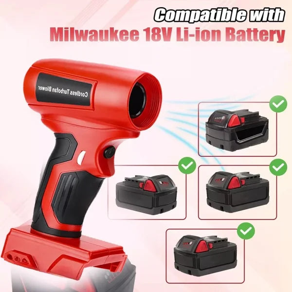 Mini Jet Blower – Portable Turbo Fan for 18V/20V Li-ion Batteries - Himpall