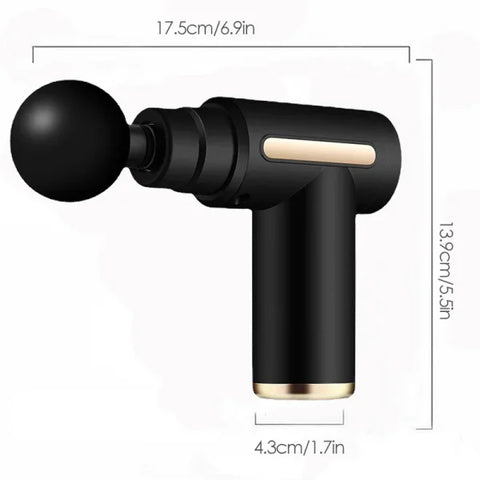 Mini Muscle Massage Gun – Portable Deep Percussion Massager for Body & Neck - Himpall