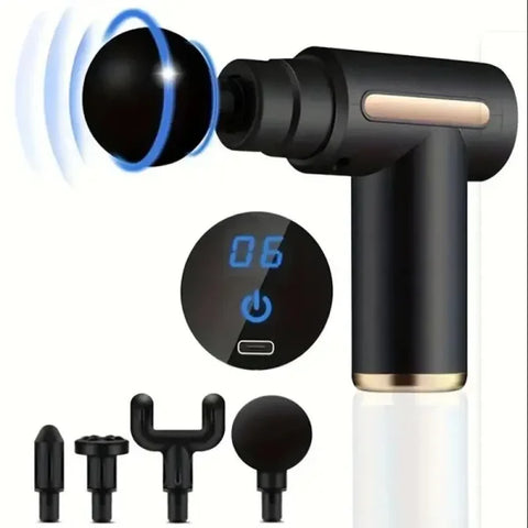 Mini Muscle Massage Gun – Portable Deep Percussion Massager for Body & Neck - Himpall