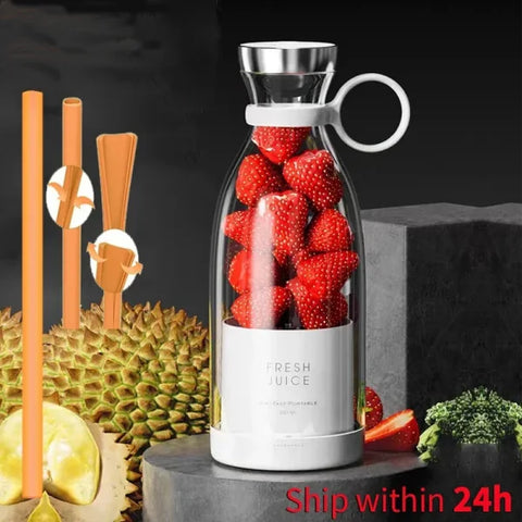 Mini Portable Electric Juicer – USB Blender for Fruit & Shakes