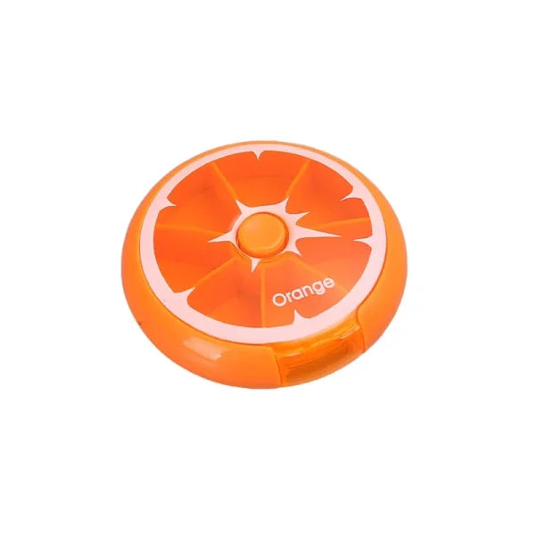 Mini Portable Vitamin Pill Box for 7-Day Tablet Organization - Himpall