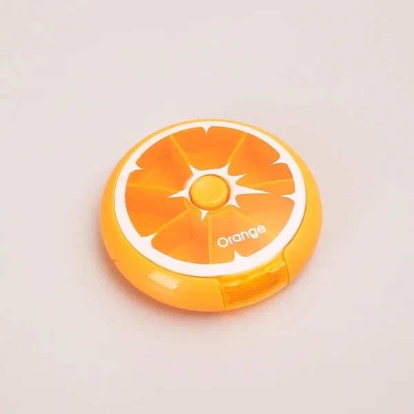 Mini Portable Vitamin Pill Box for 7-Day Tablet Organization - Himpall
