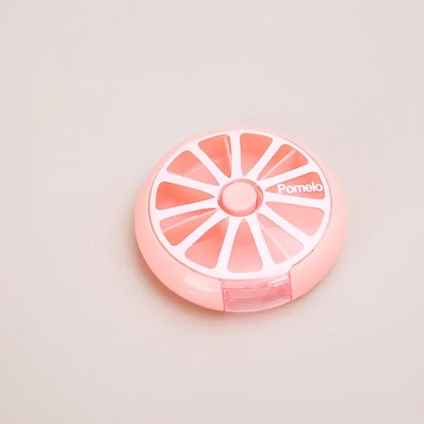 Mini Portable Vitamin Pill Box for 7-Day Tablet Organization - Himpall