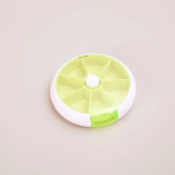 Mini Portable Vitamin Pill Box for 7-Day Tablet Organization - Himpall