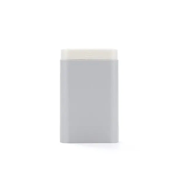 Portable Weekly Pill Organizer - Mini 7-Day Travel Vitamin Box with 6 Compartments for Medicine & Fish Oil - NO.4