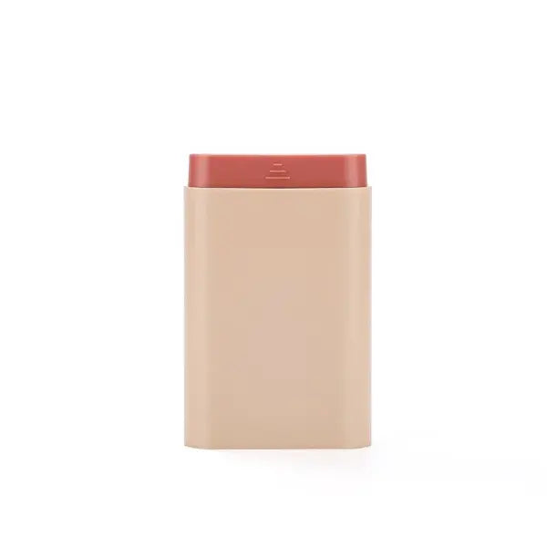 Portable Weekly Pill Organizer - Mini 7-Day Travel Vitamin Box with 6 Compartments for Medicine & Fish Oil - NO.3